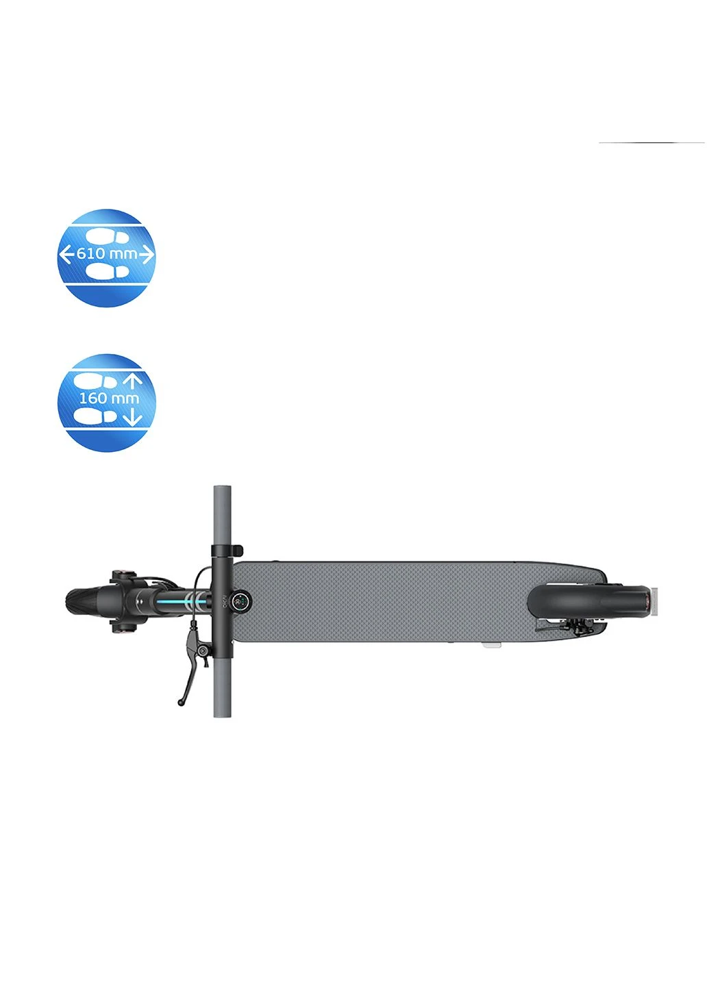 Електросамокат Black 9", 300(600)W, 9.8Ah, 40km, 25km\h, 20%, NFC, App, 16kg OKAI ES20-NEON (371647147)