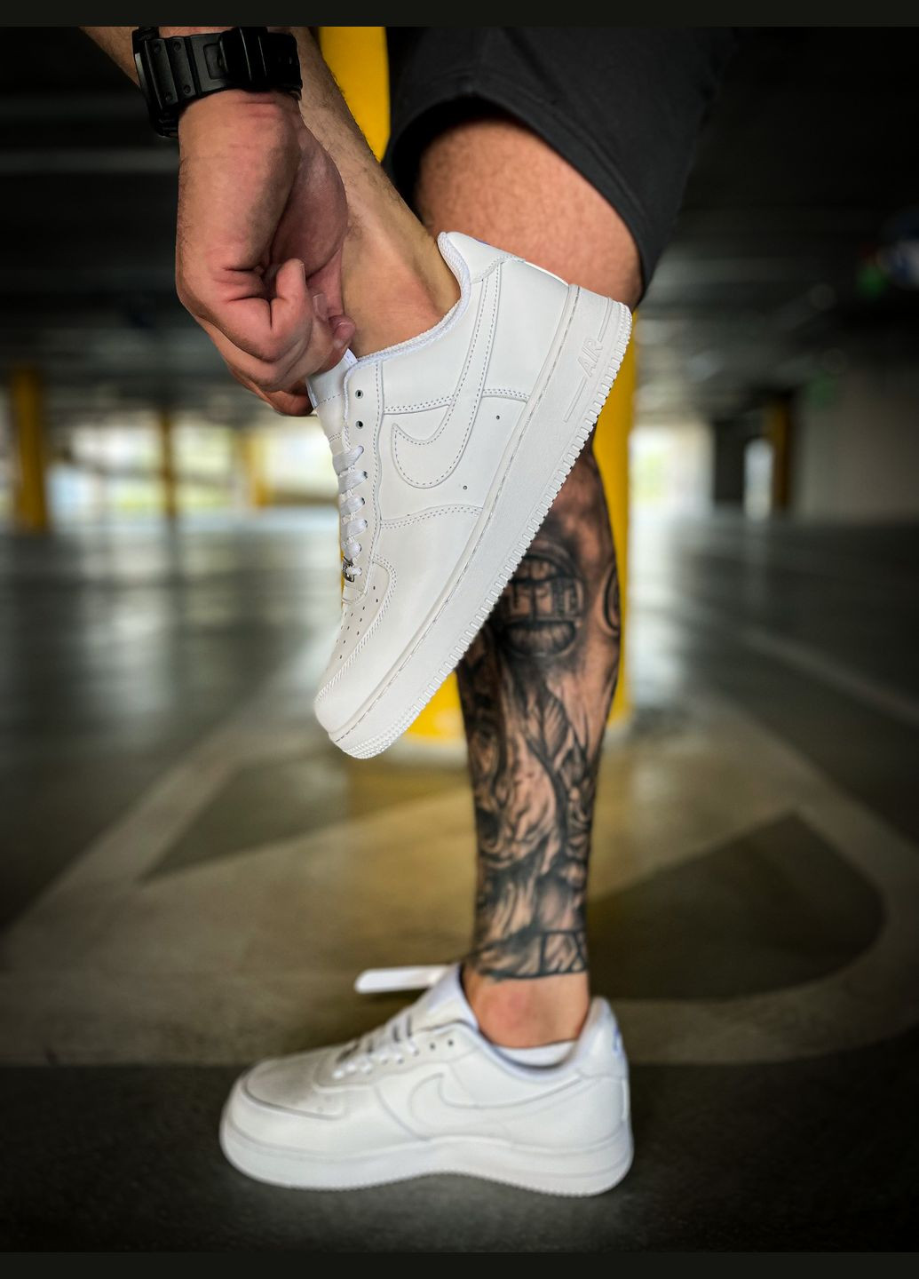 Білі Осінні кросівки чоловічі і жіночі nike air force white | найк аір форс білі No Brand