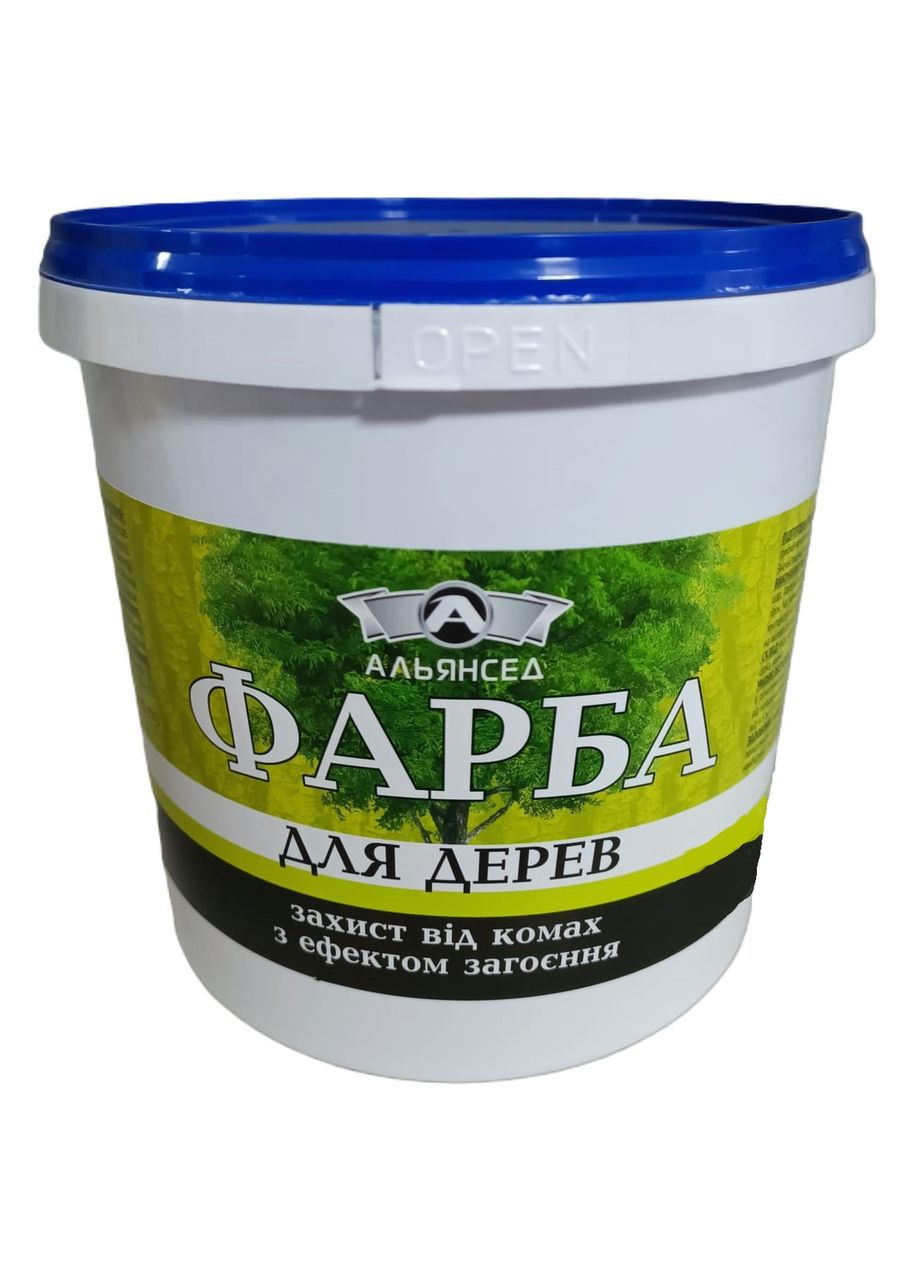 Краска садовая для деревьев и кустов снежно-белая 4,2 кг. Альянсед (369944741)