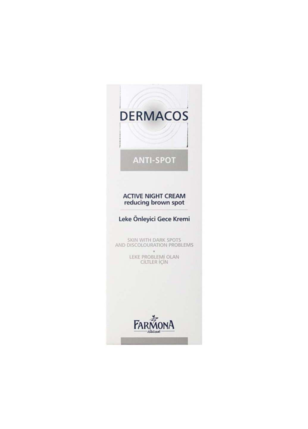 Восстанавливающий ночной крем для лица Dermacos Anti-spot 50 мл Farmona (280918101)