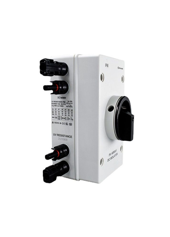 Ручной выключатель DC1000-GL, 1000V, 20A, 1St, IP66, Grey Voltronic (370849673)