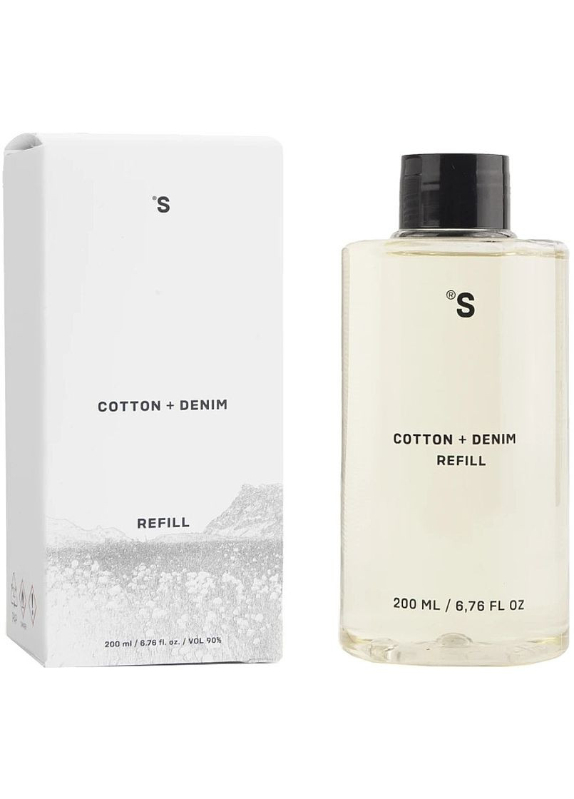 Рефиль для аромадифузора "Котон + деним" Cotton + Denim Refill 200ml (1324186-2977395) Sister's Aroma (368631867)