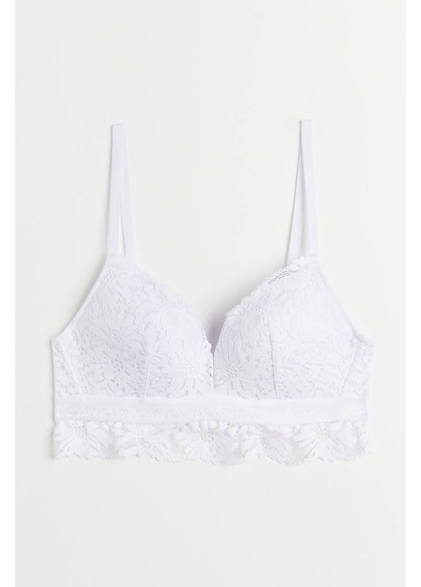 Белый бюстгальтер из push-up H&M