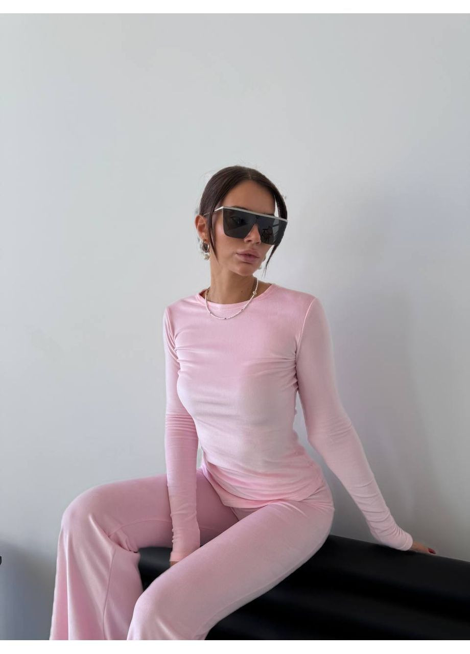 Велюровий костюм зі штанами кльош Osoblyva (366393873)