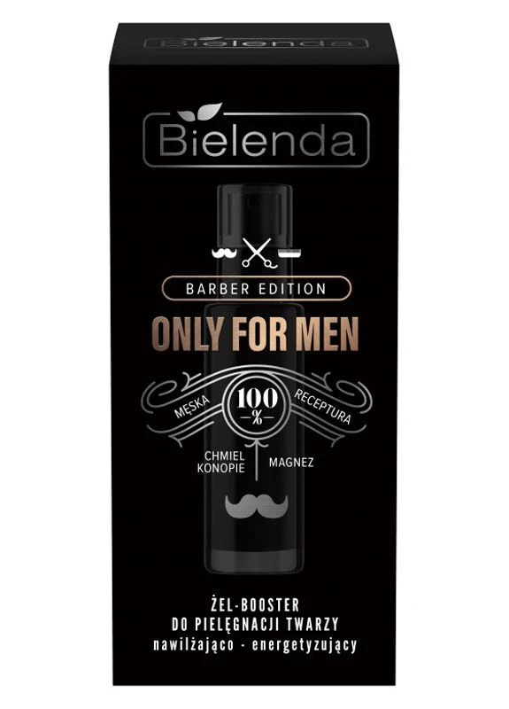 Увлажняющий и тонизирующий гель-бустер Only For Men Barber Edition Booster 30ml (2-922066) Bielenda (380109216)
