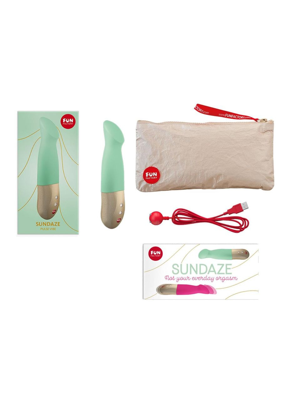 Вибратор-пульсатор SUNDAZE pistachio Fun Factory (314808134)
