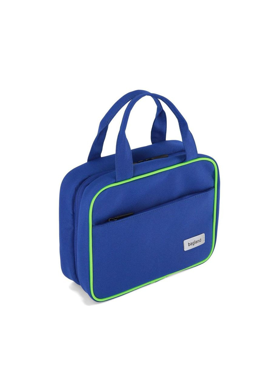 Косметичка унісекс 6л з ручками на чотири відділення на блискавці електрик 223 Voyage (0071866) Bagland (347018331)