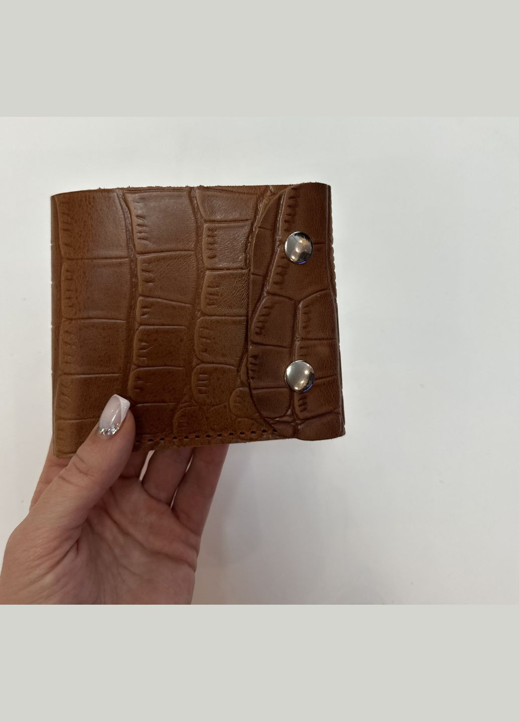 Кожаный кошелек 11.5 Крокодил Цвет На Выбор Dekey (351898963)