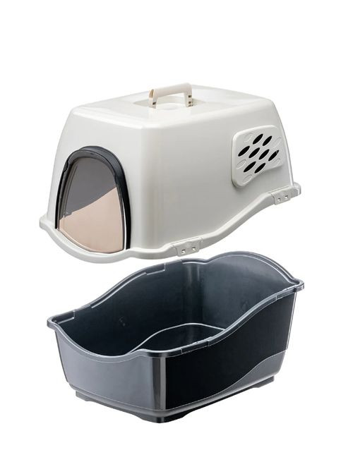 Туалет для кошек Bill закрытый с угольным фильтром черный 50х40х42 см 72056099 Ferplast (284282862)