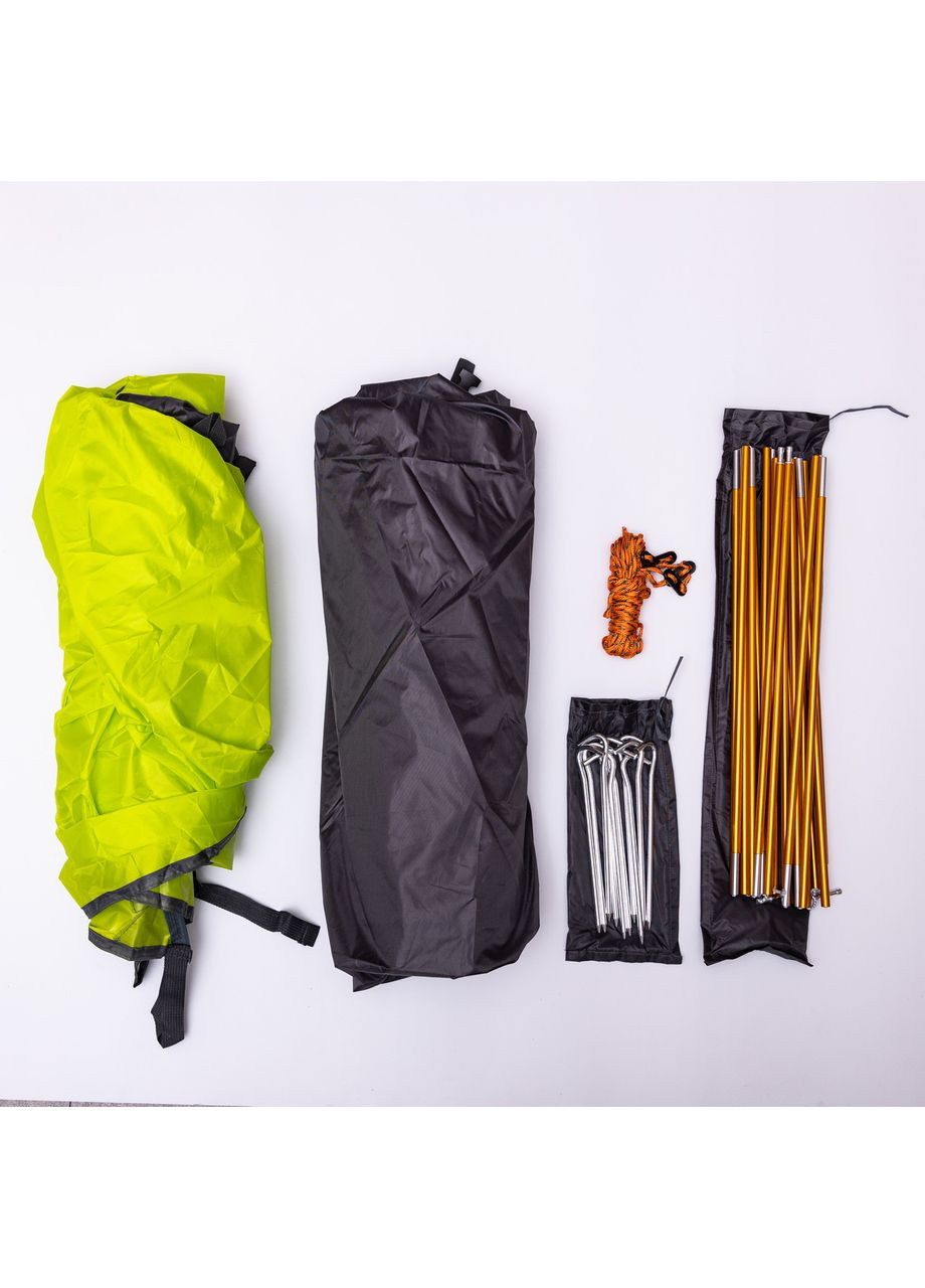 Палатка 3 х местная 210×180×135 (см) кемпинговая туристическая для рыбалки, отдыха на природе, пляжа LU-018 LUGI (349069110)