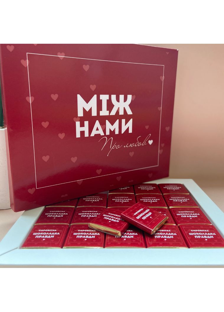 Шоколадний набір-гра Між нами про кохання Чорний Shokolife (372055066)