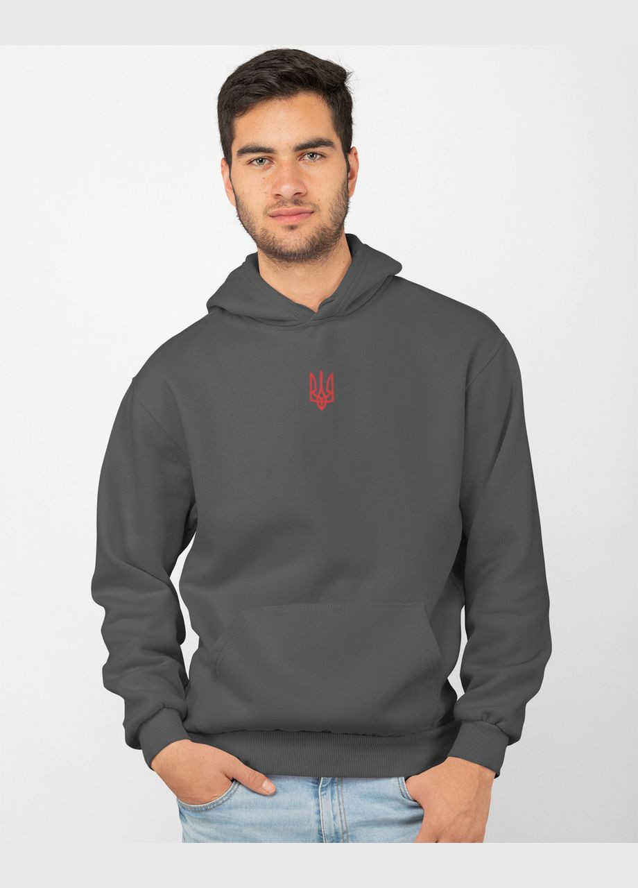 Худи теплое мужское с гербом пудровое Mishe (306437408)