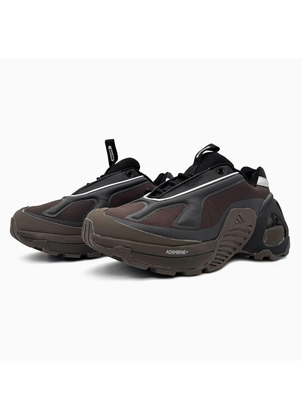 Чорні літні кросівки adidas edge runner black/brown адідас едж раннер No Brand