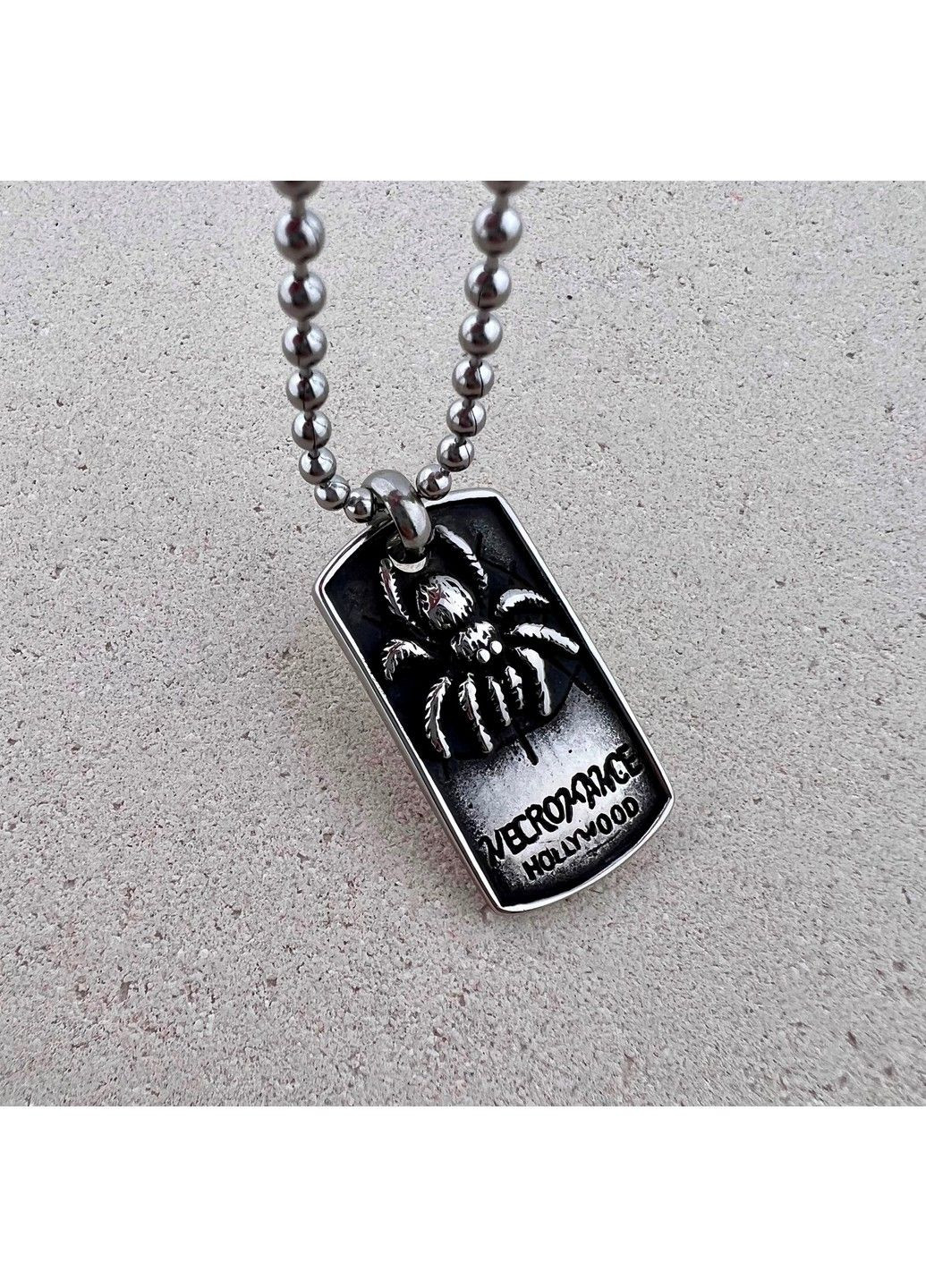 Готичний панк кулон павук голлівуд з медичної сталі PS-085 No Brand (299340252)