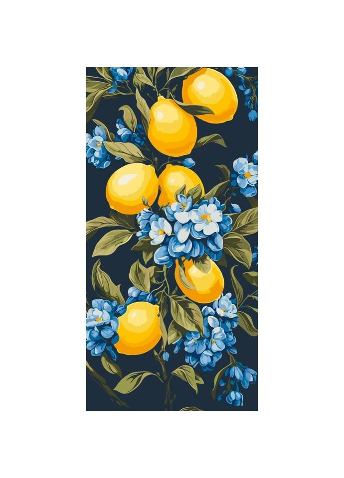 Картина за номерами "Соковиті лимони" 11548-AC 40x80 см No Brand (362570972)