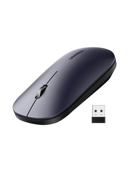 Беспроводная бесшумная мышь MU001 Portable Wireless Starry Black Ugreen (315151024)