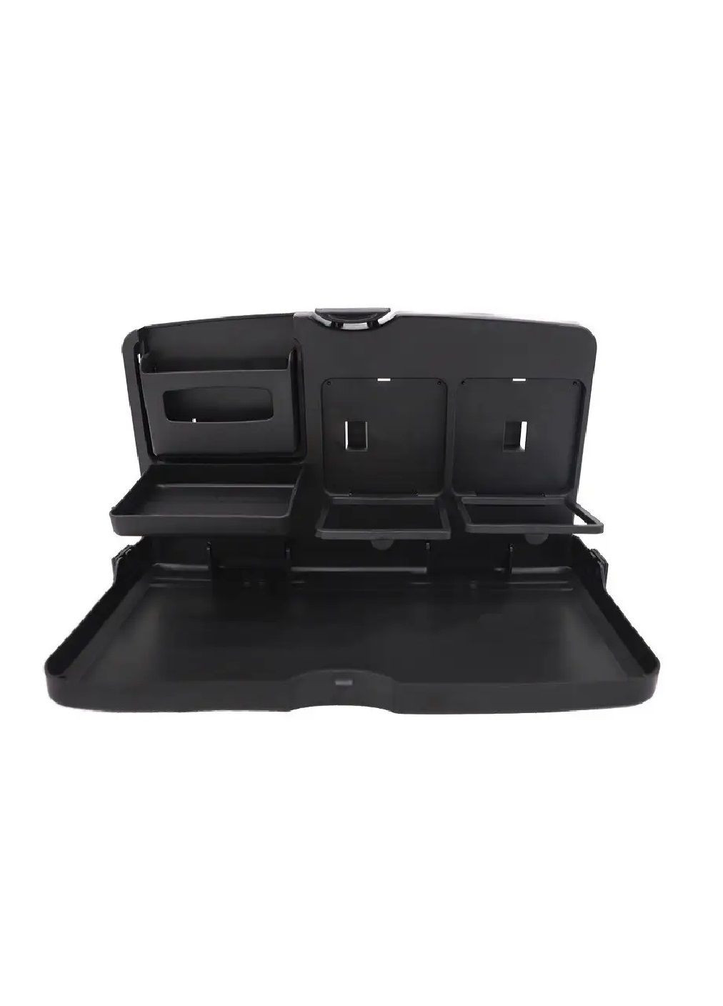 Органайзер столик в машину автомобіль складаний на спинку сидіння пластиковий 34x5x20 см (476314-Prob) Чорний Unbranded (278599163)