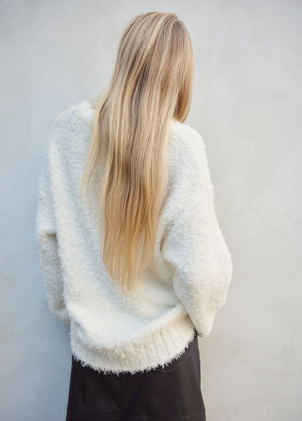 Молочний демісезонний светр H&M