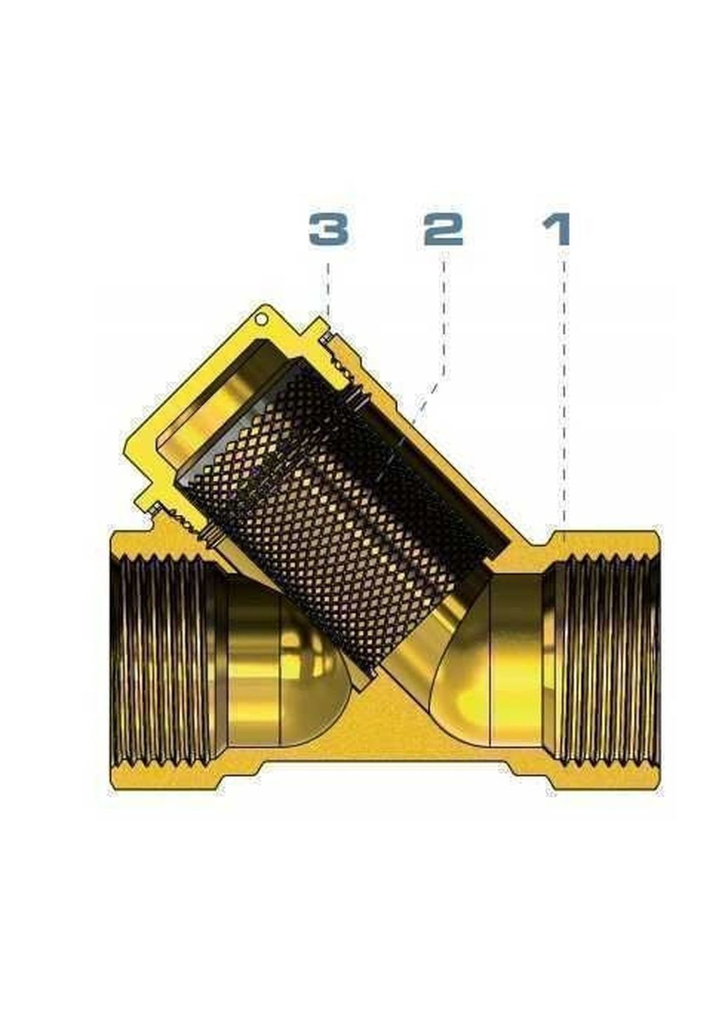 Фильтр грубой очистки 1″ SL1512 SELBA (300222428)