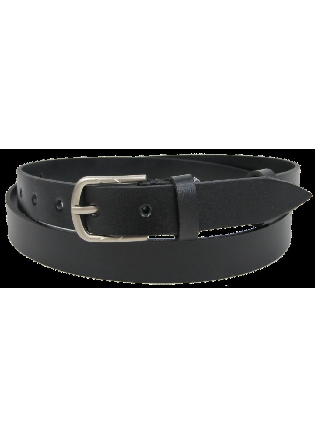 Жіночий ремінь із натуральної шкіри чорний 2,5 см Skipper (361157241)