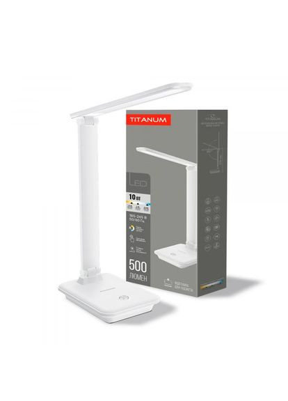 LED лампа настольная TLTF-009W 10W 3000-6500K Titanum (363054920)