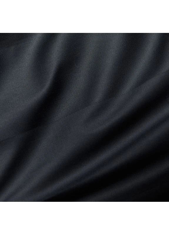 Комплект постільної білизни Satin Stripe двоспальний 175х210 наволочки 2х70х70 (MS-820016947) Moon&Star Deep Black (400234929)
