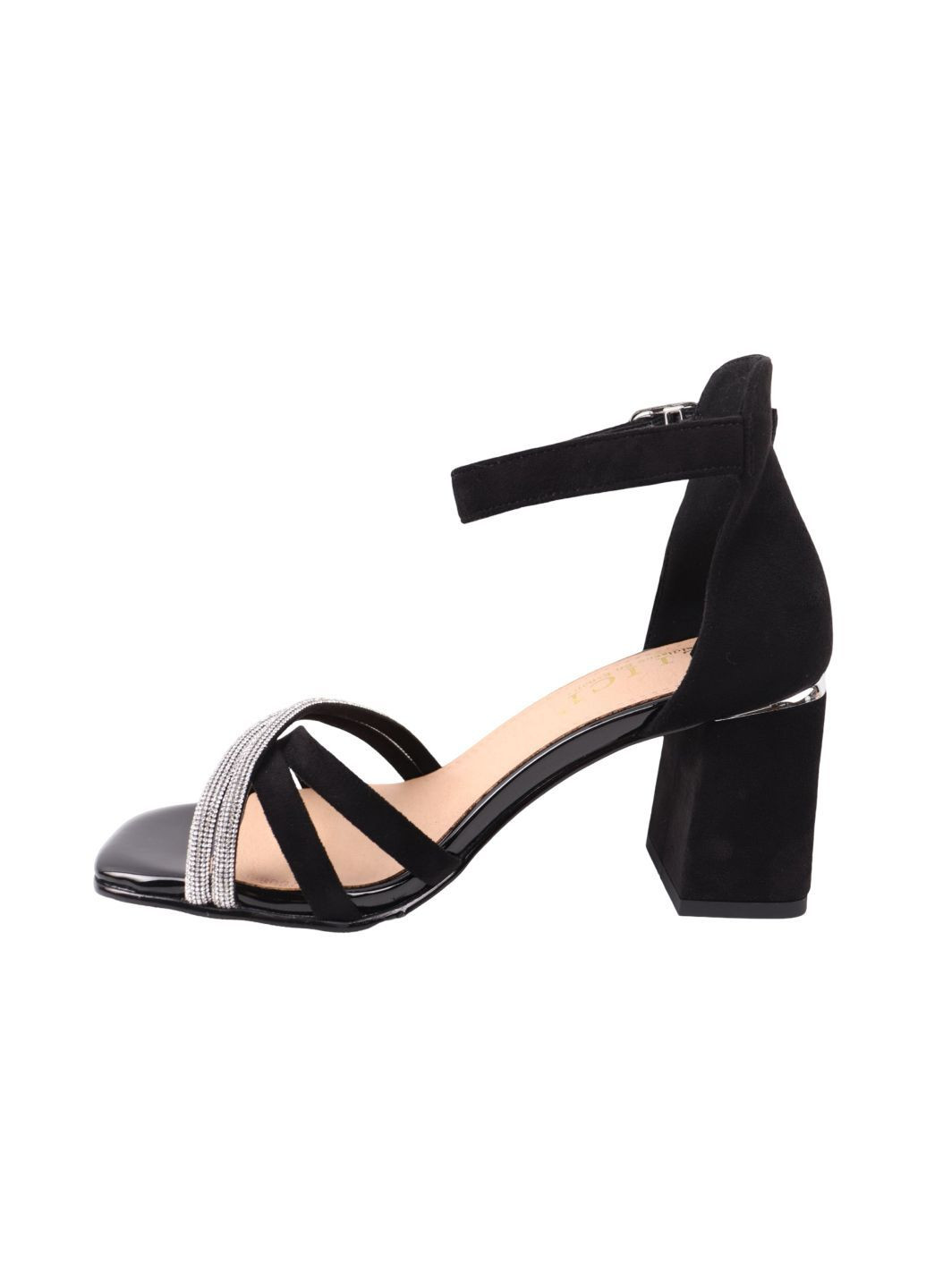 Босоніжки жіночі чорні на підборах LIICI 333-25LB (331611727)