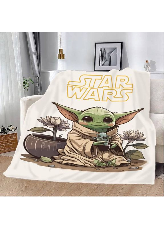 Плед 3D STAR WARS Малюк Йода 12256 135х160 см FlexDress (368761639)