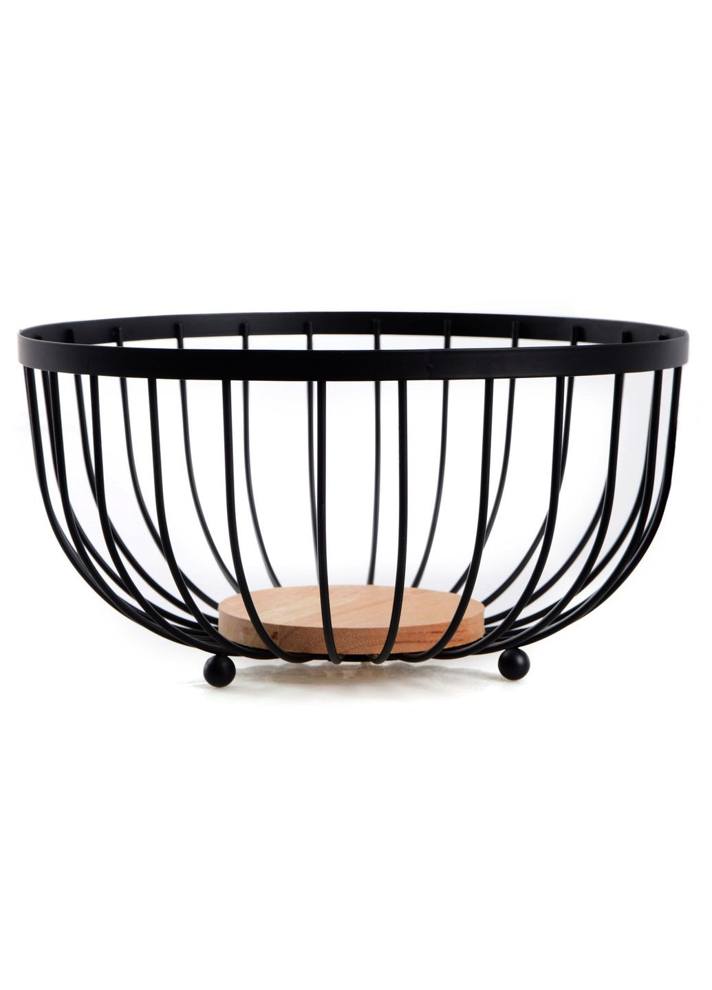 Ваза для фруктів Oder металева чорна 25*12 (RG-9004) Ringel (337128760)