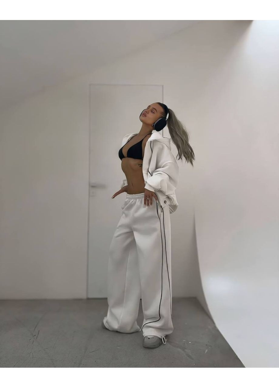 Стильний костюм oversize з акцентним кроєм No Brand (364550229)