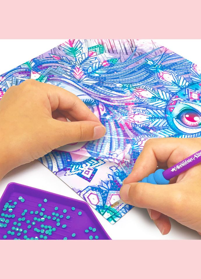 Набір для творчості з алмазною мозаїкою Морозне сяйво 11126 з аплікатором-ручкою Nebulous Stars (367961341)