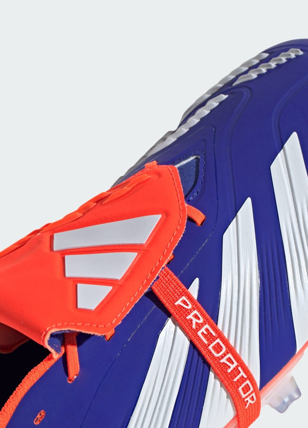 Синій літні бутси predator elite fold-over tongue firm ground adidas