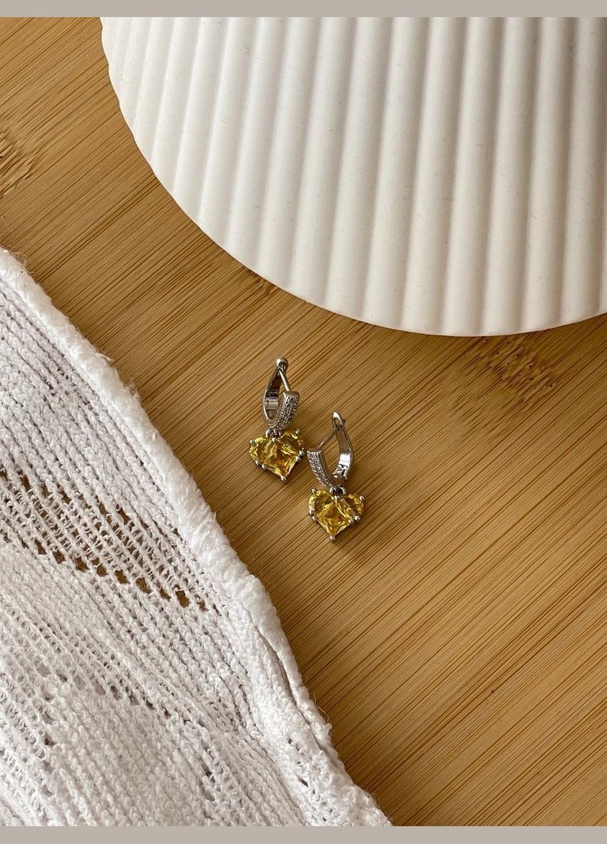 Сережки "Yellow Lilly" Le'Perle (329751665)