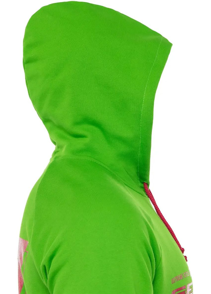 Зелена реглан hoodie graded logo lime global lime Select