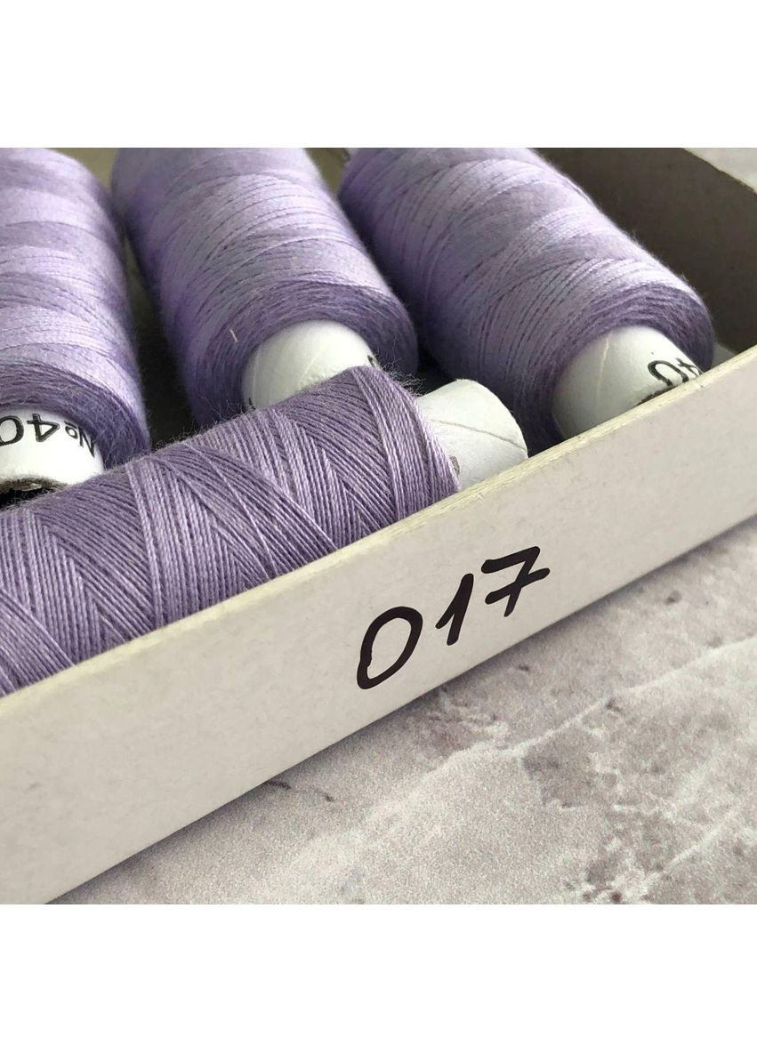 017 Нити в катушках, для шитья 100% полиэстер 40/2 (боб 200м) Plus-plus (352751435)