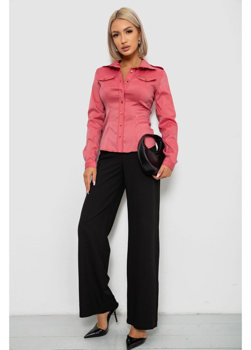 Сорочка класична в смужку, колір пудровий, 230R646 Ager (370367912)