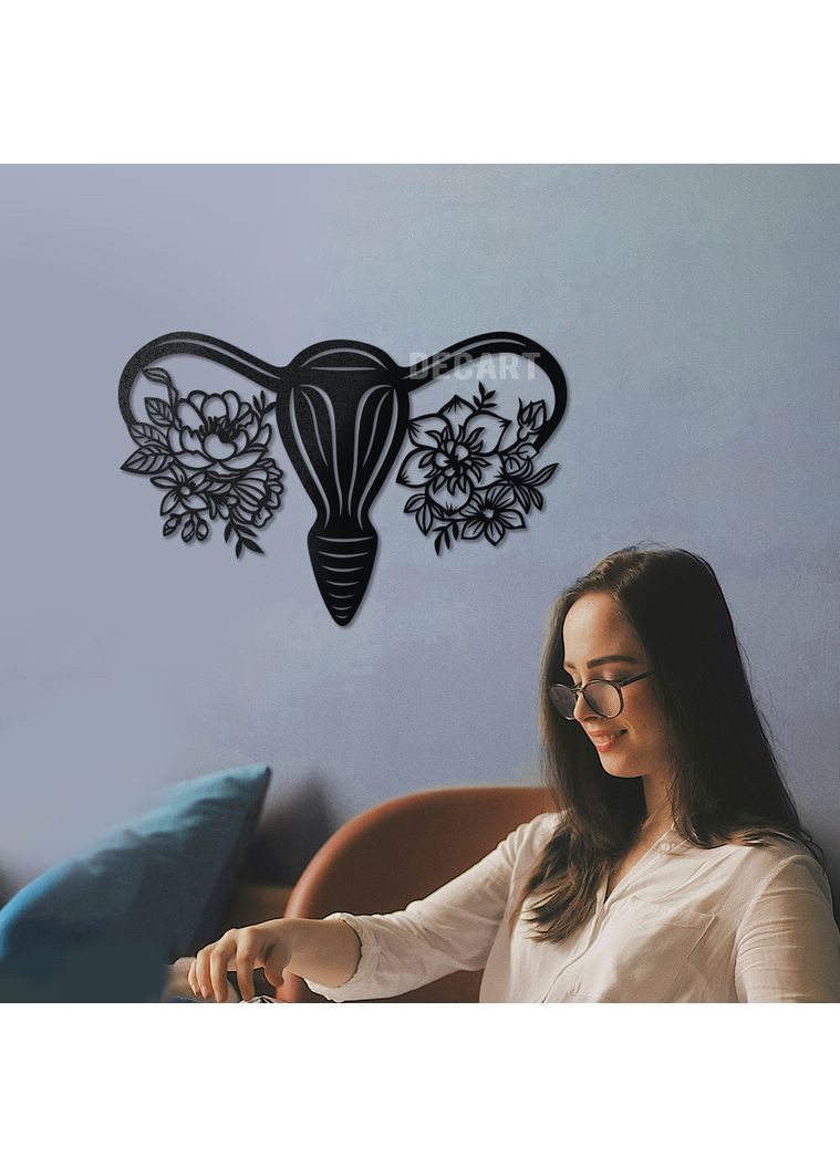 Дерев'яне панно декор для кабінету лікаря, будинку «Жіноча краса» 50х32 см Decart (360611945)