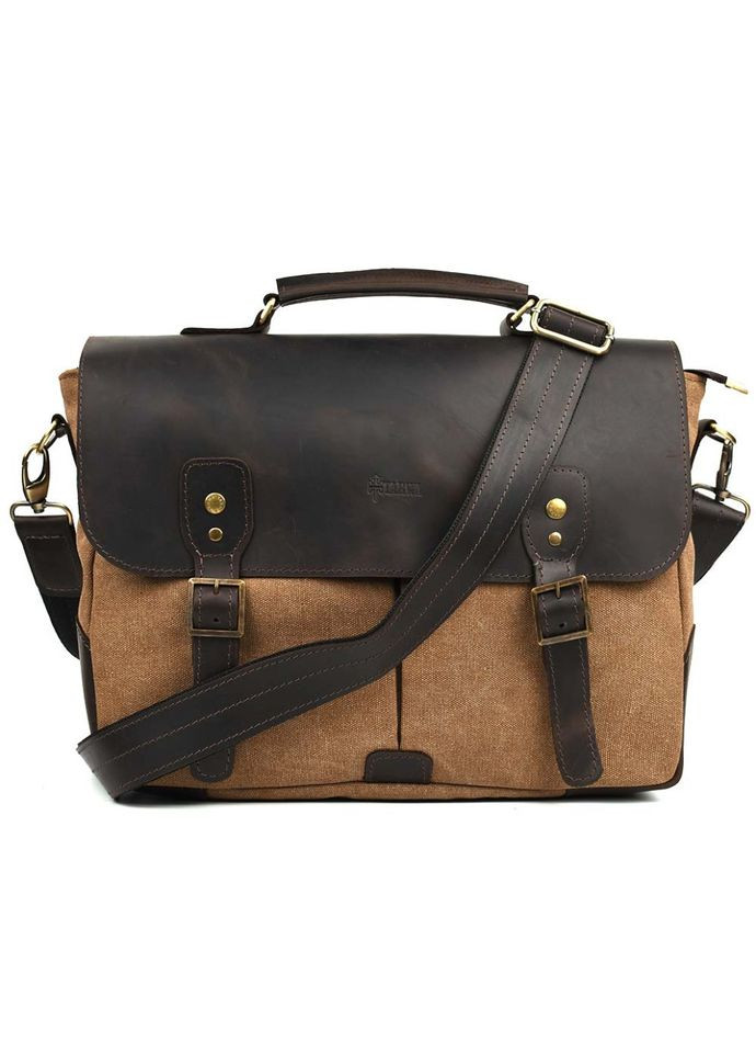 Мужская сумка-портфель из конваса и кожи RCc-3960-3md TARWA (329151677)