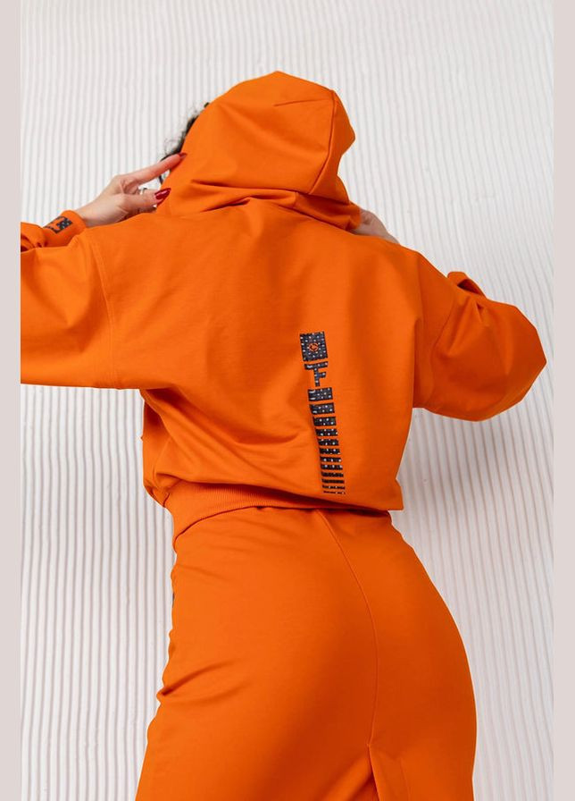 Бавовняне худі з капюшоном TOTALFIT A21-LD58 orange (298415379)