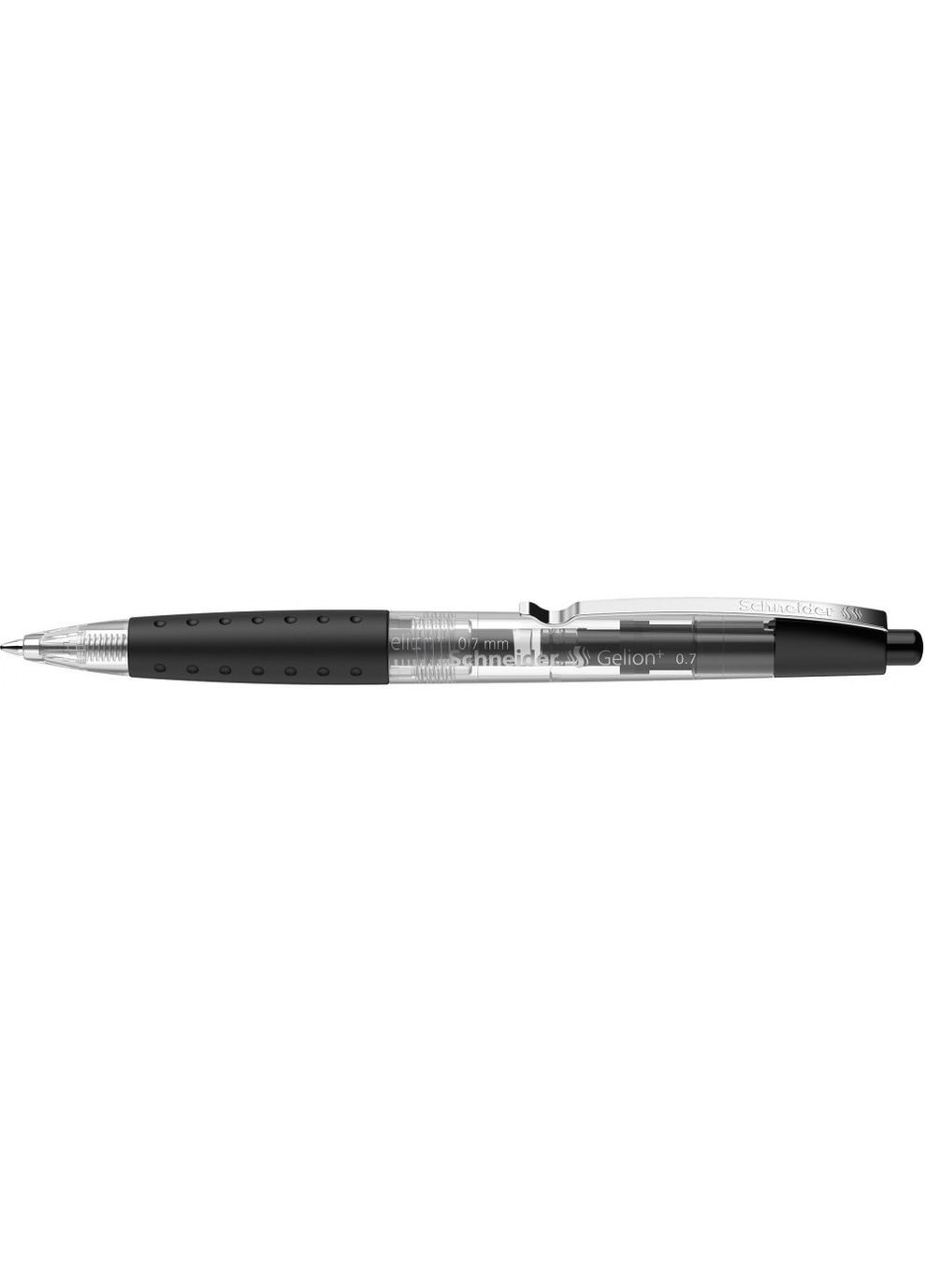 Ручка гелева автоматична чорна 0.7 мм, Gelion+ Schneider (280927905)