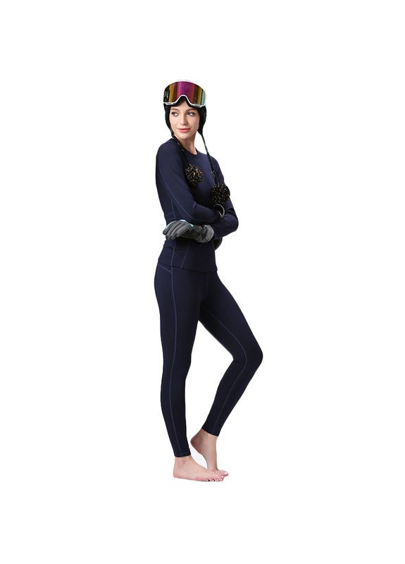 Термобелье женское NYXT19JBYD Blue L холодостокое дышащее на флисе под одежду Xintown (342118369)