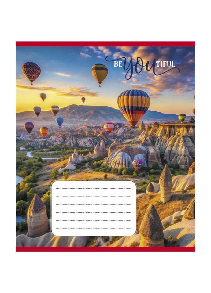 Зошит учнівський "Краса природи" 012 500301K 1 в клітинку, 12 аркушів (959050) Leader (372830471)