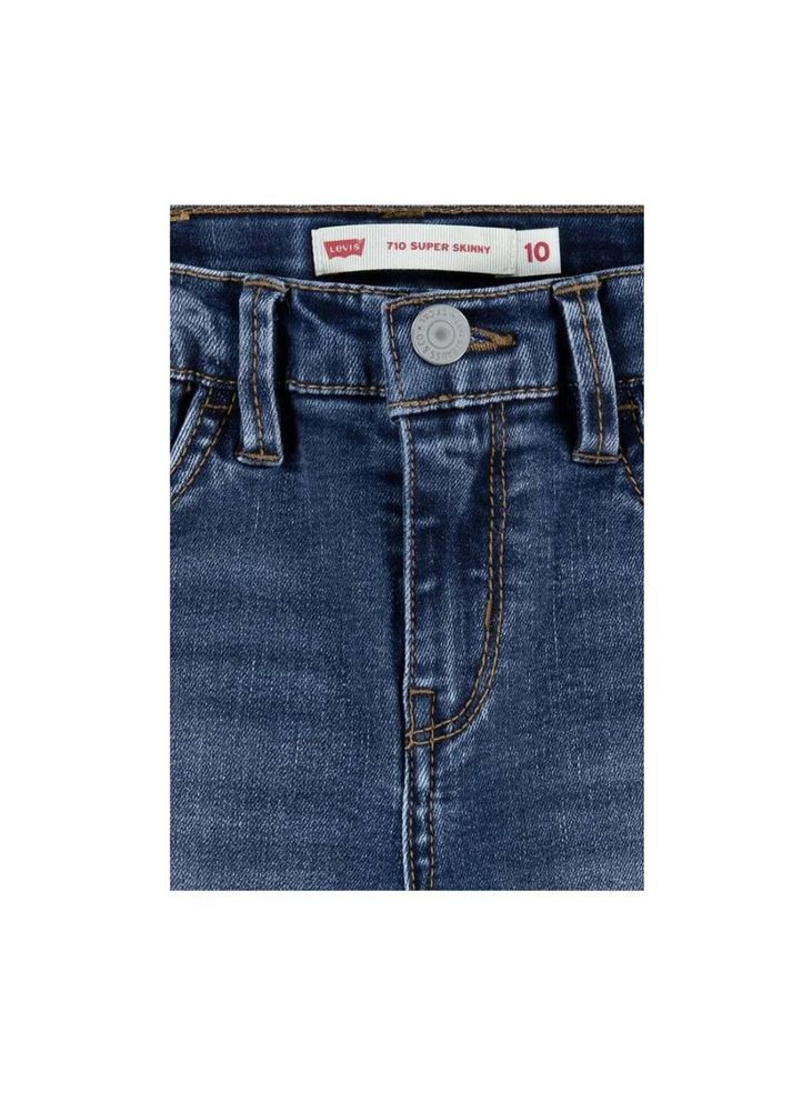 Синие джинсы 710 super skinny 3el190-daa Levi's