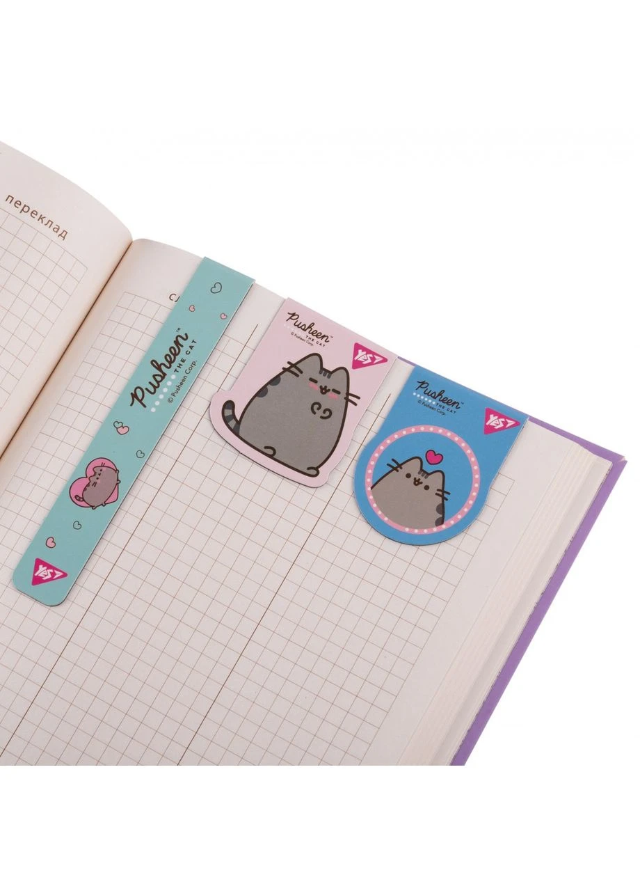 Закладка-магніт " " /708349/ "Pusheen", 3 шт (1/10/50) Yes (393555902)