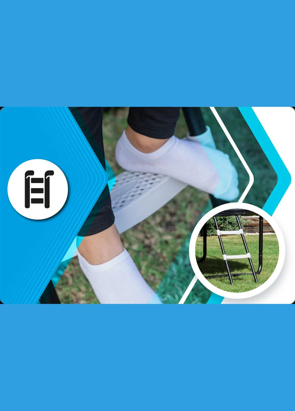 Батут INSIDE ELITE з внутрішньою сіткою 10 футів 305 см Thunder (332788004)