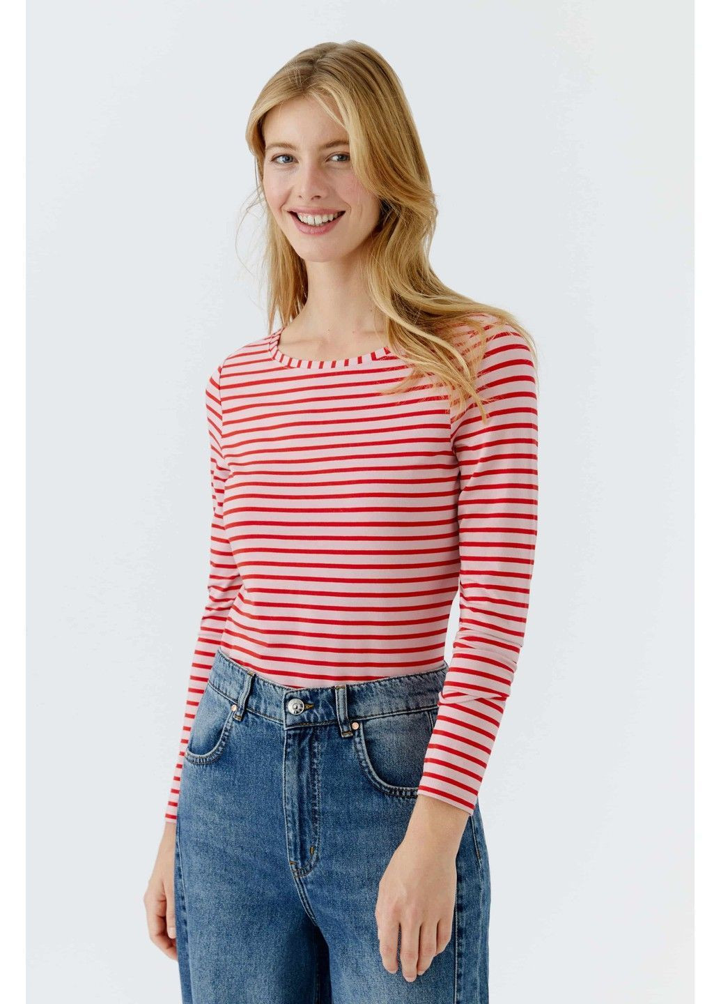 Женский лонгслив Розовый Oui - (372255114)