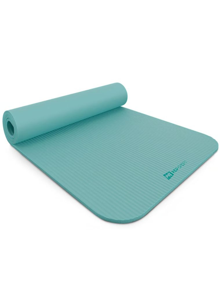 Коврик для йоги HS-NB015GM NBR 1,5см бирюзовый Hop-Sport (303127076)