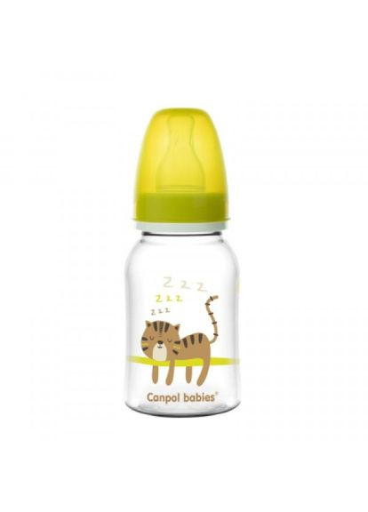 Пляшечка для годування Canpol Babies pp 120 мл з малюнком бірюзова (268146812)