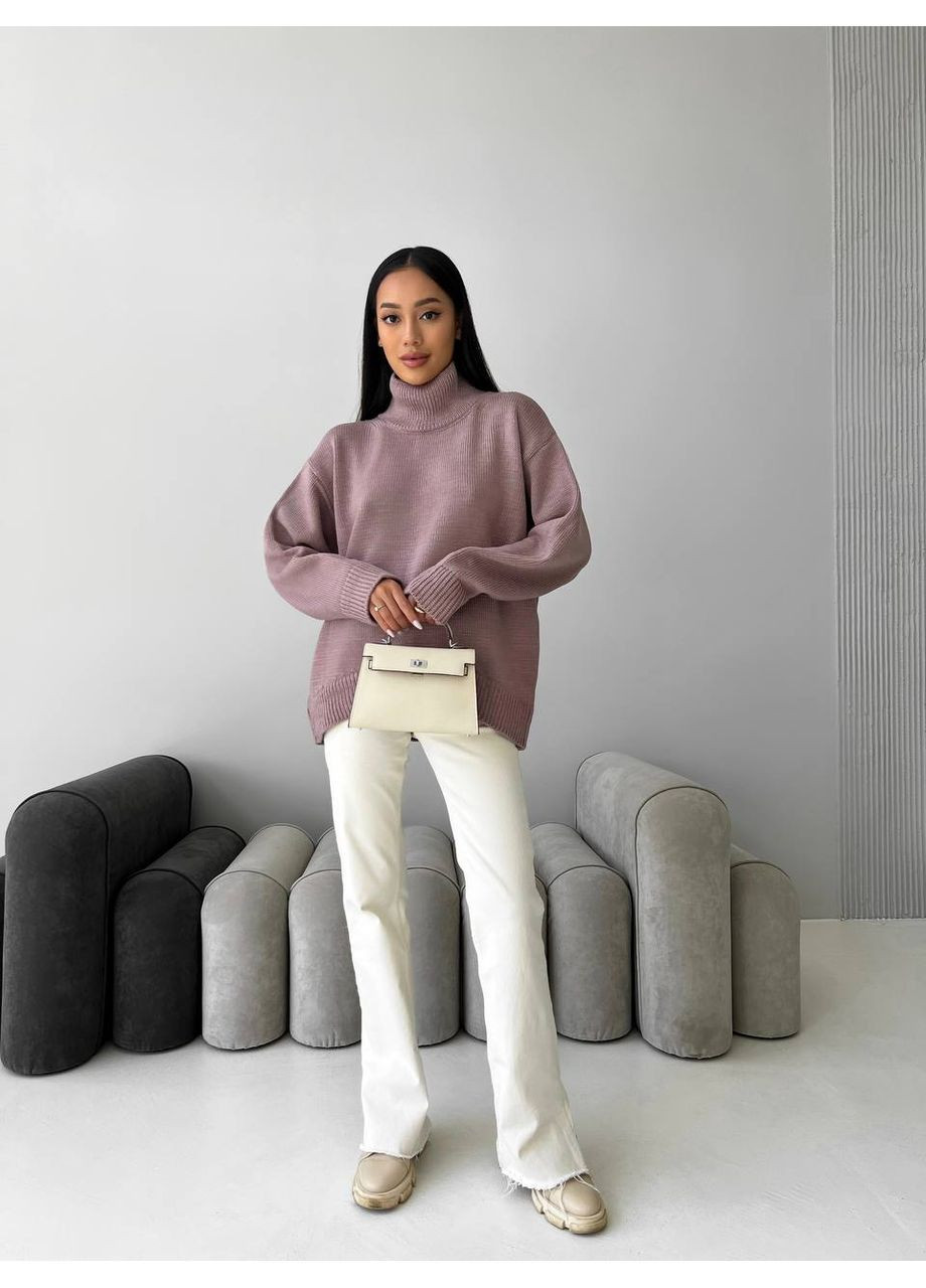 Кавовий демісезонний светр жіночій KaraMix