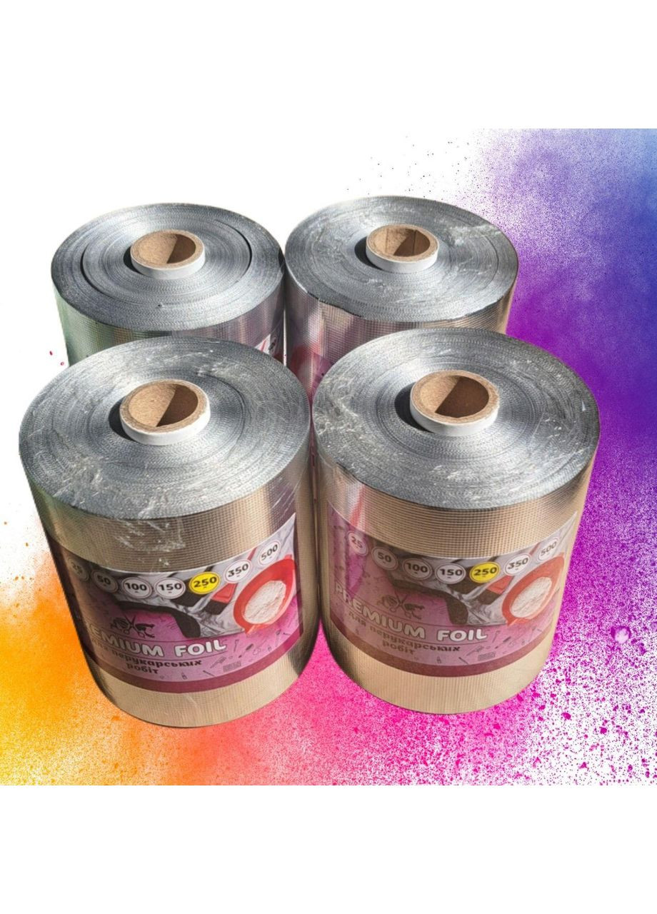 Набір фолії для фарбування волосся 1000м 13мк 12см No Brand (366880087)